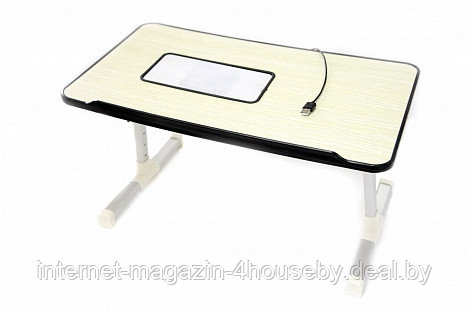 Столик трансформер для ноутбука LapTopDesk (USB, 52х30см) - фото 1 - id-p62020853