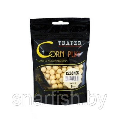 Плавающая кукуруза Traper Corn Puff D-4mm. Чеснок 20гр. - фото 1 - id-p62030008