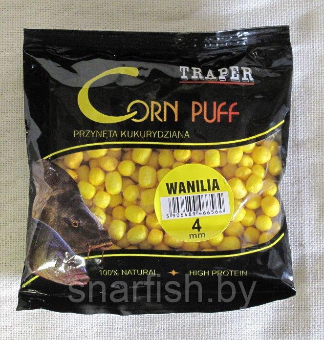 Плавающая кукуруза Traper Corn Puff D-4mm. Ваниль 20гр.