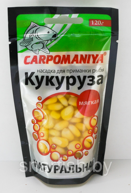 Насадка кукуруза "Carpomaniya" натуральная, мягкая 120 гр.