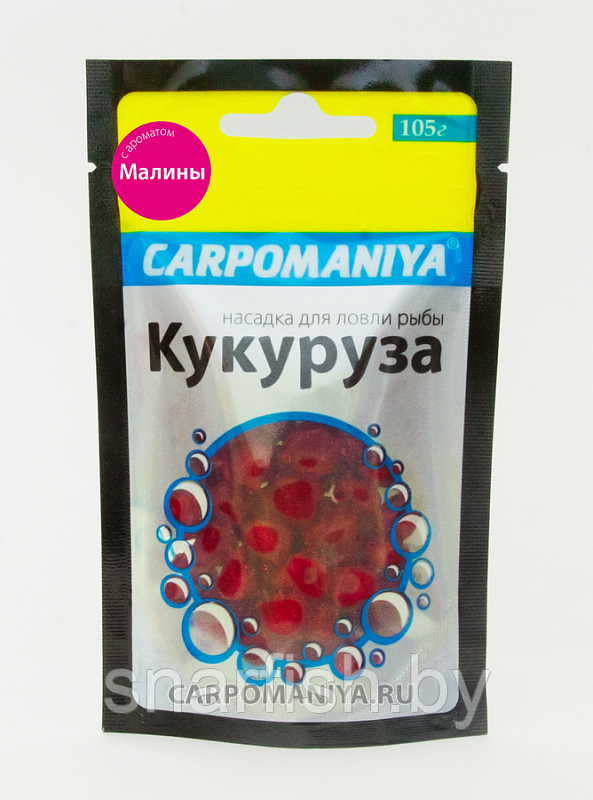 Насадка кукуруза "Carpomaniya" Малина, мягкая 120 гр. - фото 1 - id-p62030323