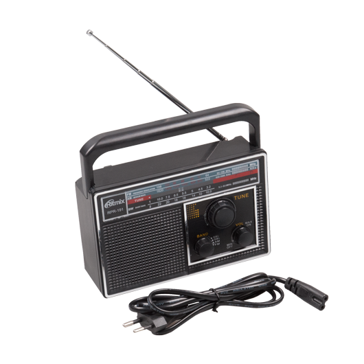 Радиоприёмник Ritmix RPR-191 (FM/AM/SW, отсек для батареек, сеть 220В)