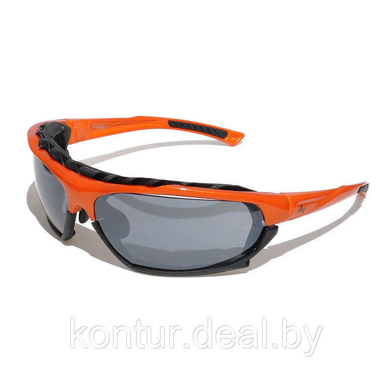 Очки солнцезащитные 2K S-15001-E (оранжевый / дымчатые зеркальные) - фото 2 - id-p62039198