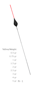 Поплавок Eagle Eye N -1 0,7гр