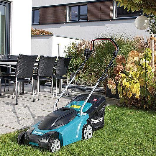 Газонокосилка электрическая MAKITA ELM 3711 (1300 Вт, шир.37 см, выс. 20-50 мм)