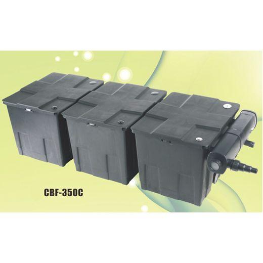 Фильтр проточный CBF-350C, для пруда, 90м3, 12000л/ч макс, 1280*540*400 мм