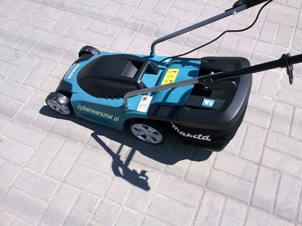 Газонокосилка электрическая MAKITA ELM 4613 (1800 Вт, шир.46 см, выс. 20-75 мм, стальн. корпус)