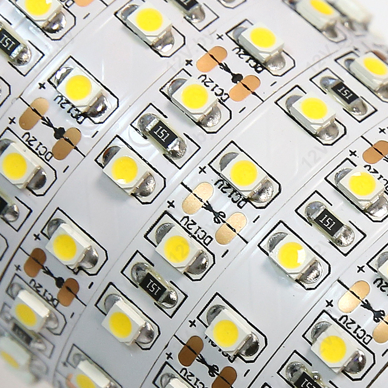 Светодиодная лента SMD 3528 120LED/m 9,6W IP33 12V Белый холодный [S] - фото 2 - id-p62099106