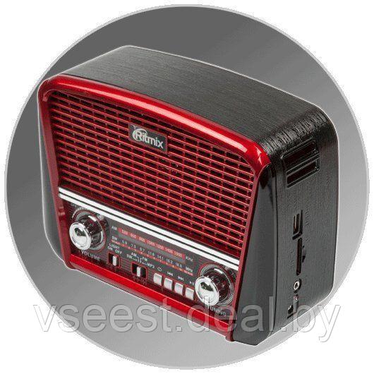 Портативный радиоприемник Ritmix RPR-050 red.(ios.sh) - фото 3 - id-p35798159