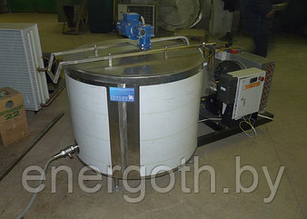 Установки для охлаждения молока  вертикального типа (круглый) 500-2000 л.
