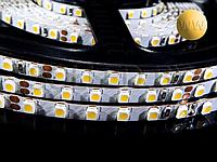 Светодиодная лента SMD 3528 120LED 9,6W 24V IP20(33) 5мм LUX белый тёплый