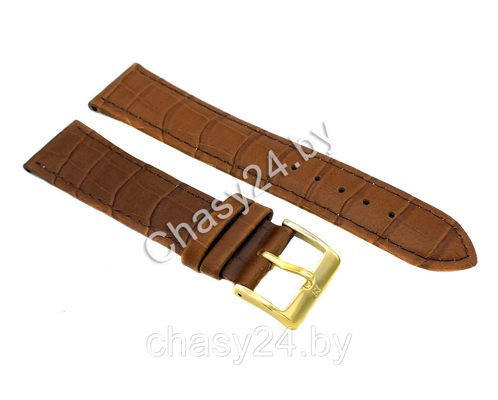 Ремешок кожаный для часов 24 мм CRW013-24