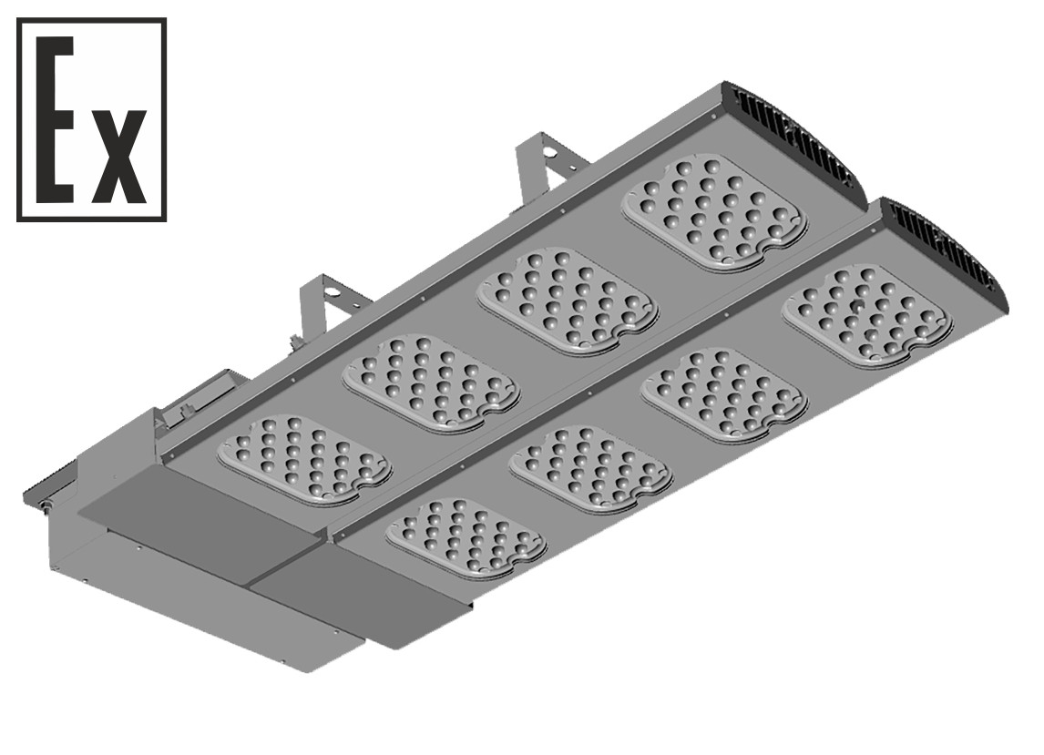 Взрывозащищенный светодиодный светильник LSE-300-30000-XXX 1ExebmbIIBT4 / ExtbIIICT155°С IP66, 300Вт, 34500Лм