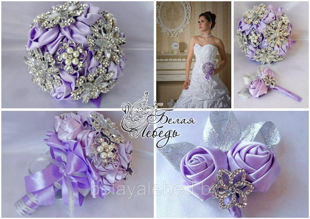 Букет для невесты. Бутоньерка для жениха