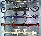 Карнизы кованые 25 мм труба 3м, фото 2