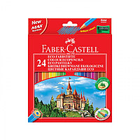 Цветные карандаши "Faber-Castell ECO"+точилка / 24