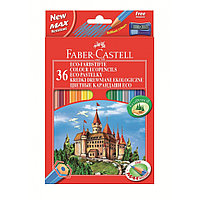 Цветные карандаши "Faber-Castell ECO"+точилка / 36