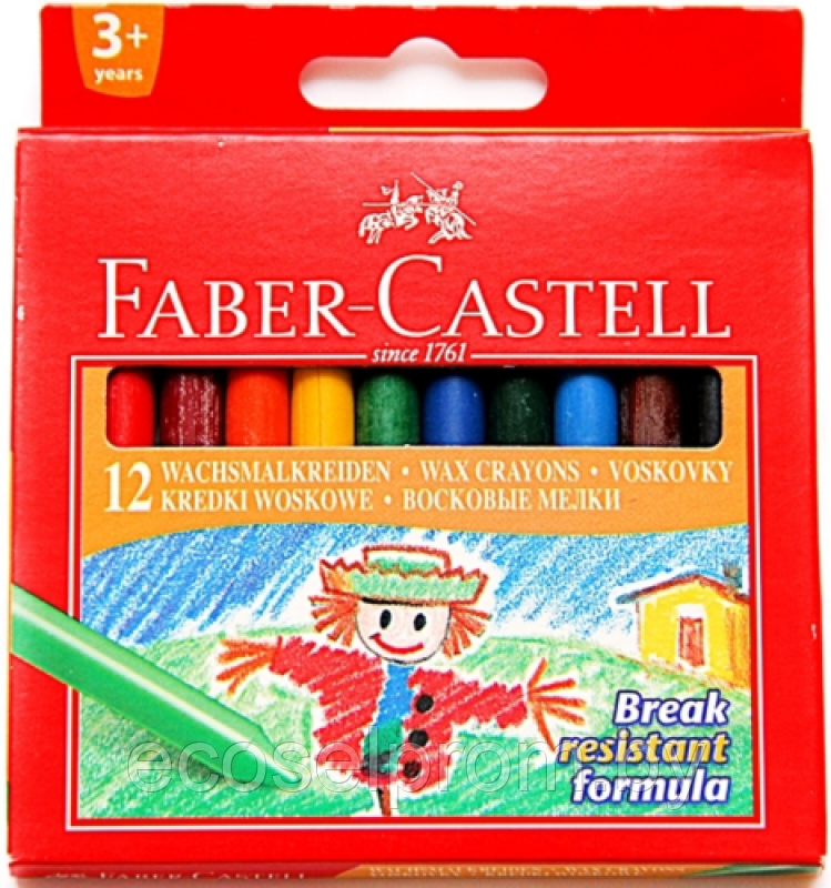 Мелки восковые Faber-Castell