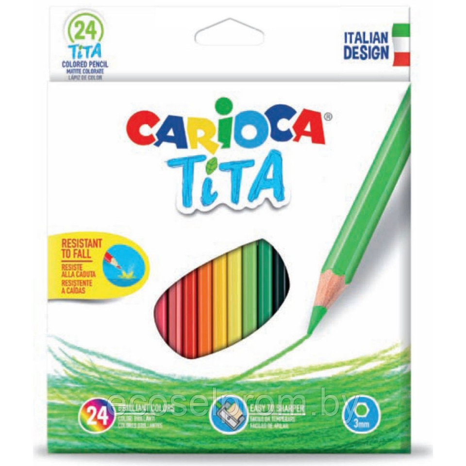 Цветные карандаши Universal "Tita" /24 - фото 1 - id-p62239978