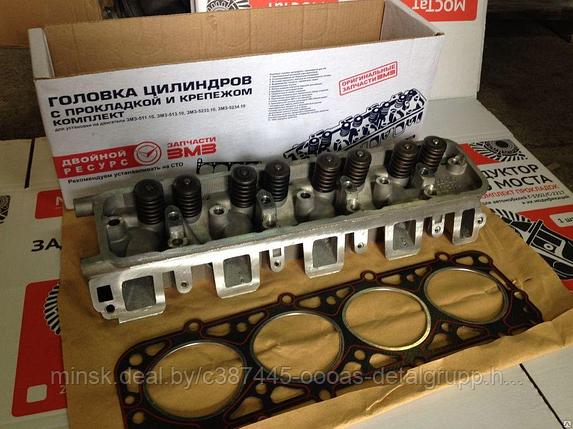 Головка блока цилиндров (ГБЦ) ГАЗ-53,66,3307,ПАЗ дв.ЗМЗ-511,513,523 в сборе под АИ-92 оригинал, 5234.3906571, фото 2