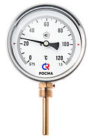 Термометр радиальный биметаллический БТ-32.211 −40…60   L=100