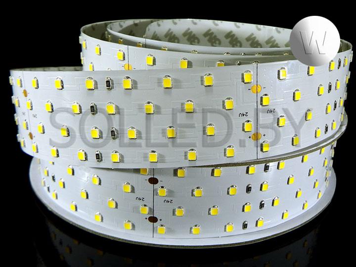 Светодиодная лента SMD 2835 280LED 24V IP33 White LUX - фото 1 - id-p62245490