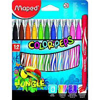 Фломастеры Maped "Jungle" / 12