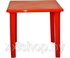 Стол пластиковый квадратный 80*80, (красный) - фото 1 - id-p61701899