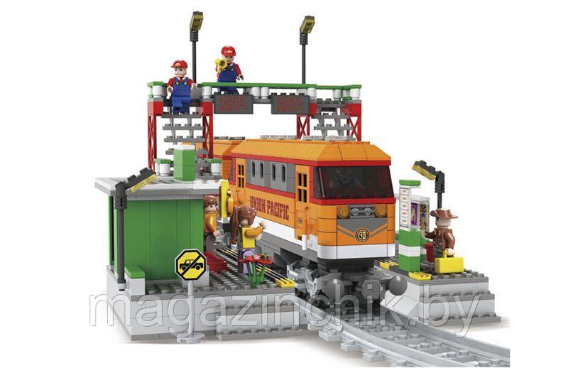 Конструктор Железнодорожная станция с поездом 25110 Ausini, 928 дет. аналог Лего - фото 2 - id-p62250021