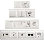 Вилки, розетки, выключатели