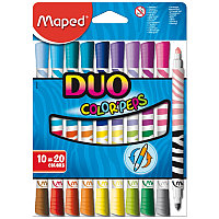 Фломастеры двухсторонние Maped Duo