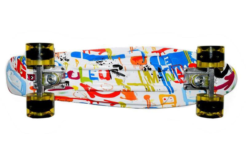 Пенни борд (Penny Board) Граффити с диодами LK-8307 - фото 6 - id-p62257310