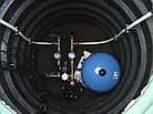 Колодец для скважин 1,6 м (кессон полимерный, стенка 30мм, люк (А30)h110), фото 4