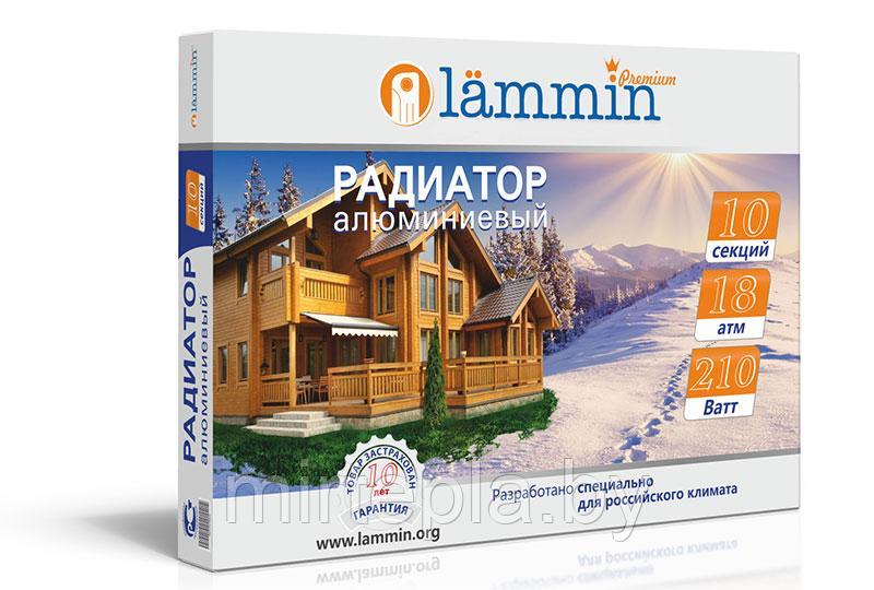 Радиатор алюминиевый Lammin Premium AL-350/80 - фото 3 - id-p62294048