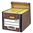 Короб архивный с крышкой Bankers Box™ Woodgrain 325х285х385мм
