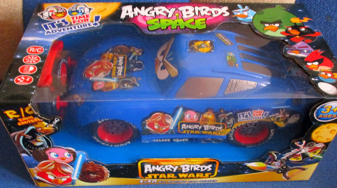 Радиоуправляемая машинка злые птицы 1:10 angry birds энгри бердс аккум.муз+свет - фото 3 - id-p55572918