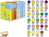 Бумага цветная IQ Color, А4, плотность 80 г/м2, пастель, 500 листов