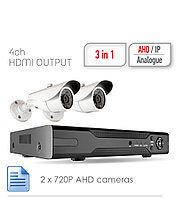 Комплект Видеонаблюдения Ginzzu HK-422D