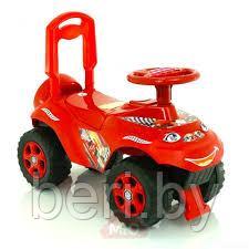 Машинка детская Автошка каталка, Чудомобиль Active Baby, музыкальная, багажник, 013117, красная, фото 1