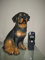 Собака №1 (ротвейлер) сувенир,гипс, 20*28 см