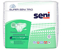 Подгузники для взрослых Super Seni Trio, размер 4 (Extra Large), 10 шт.