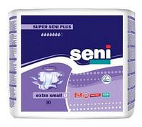 Подгузники для взрослых Super Seni Plus, размер 0 (Extra Small), 10 шт.
