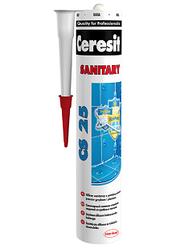 Ceresit CS 25. Санитарный силиконовый герметик цветной 