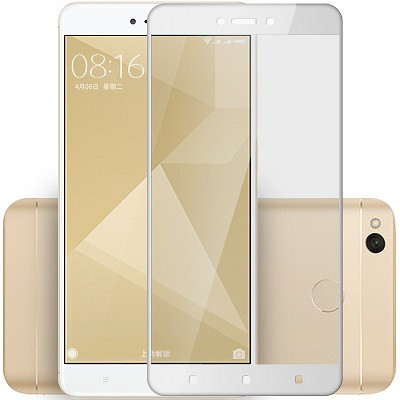 Защитное стекло Aiwo Full Screen Cover 0.33 mm White для Xiaomi RedMi 4X - фото 2 - id-p62437540