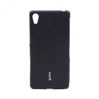 Силиконовый бампер с пленкой Cherry TPU Case 1mm Black Mate для Sony Xperia Z2 L50t