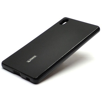 Силиконовый бампер с пленкой Cherry TPU Case 1mm Black Mate для Sony Xperia Z2 L50t - фото 2 - id-p62437552
