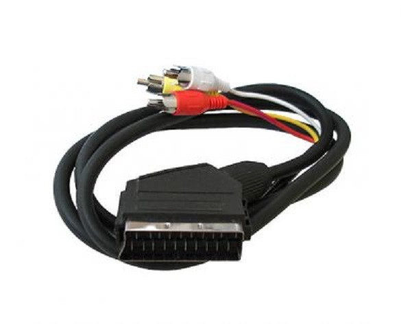 Шнур SCART - 3 RCA  1.2 метра