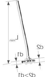 Тройник латунный Push с трубкой Cu Ø15 редукционный 18×2 / 14×2, правый
