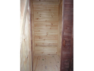 Душ +туалет (2в1) дачный деревянный. - фото 5 - id-p16064255