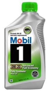 Моторное масло Mobil 1 0W-20 Advanced Fuel Economy 0,946л